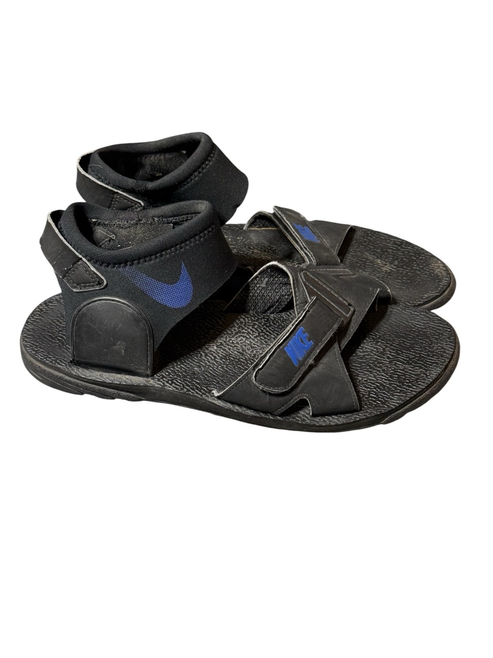 VTG 90s Nike ACG Air Deschutz II Black Blue Hiking Sandals Mens Size 12 Rare